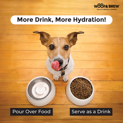 Woof & Brew Posh Pooch Tailwagger Creek Non Alcoholic White Wine for Dogs
