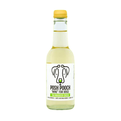 Woof & Brew Posh Pooch Tailwagger Creek Non Alcoholic White Wine for Dogs