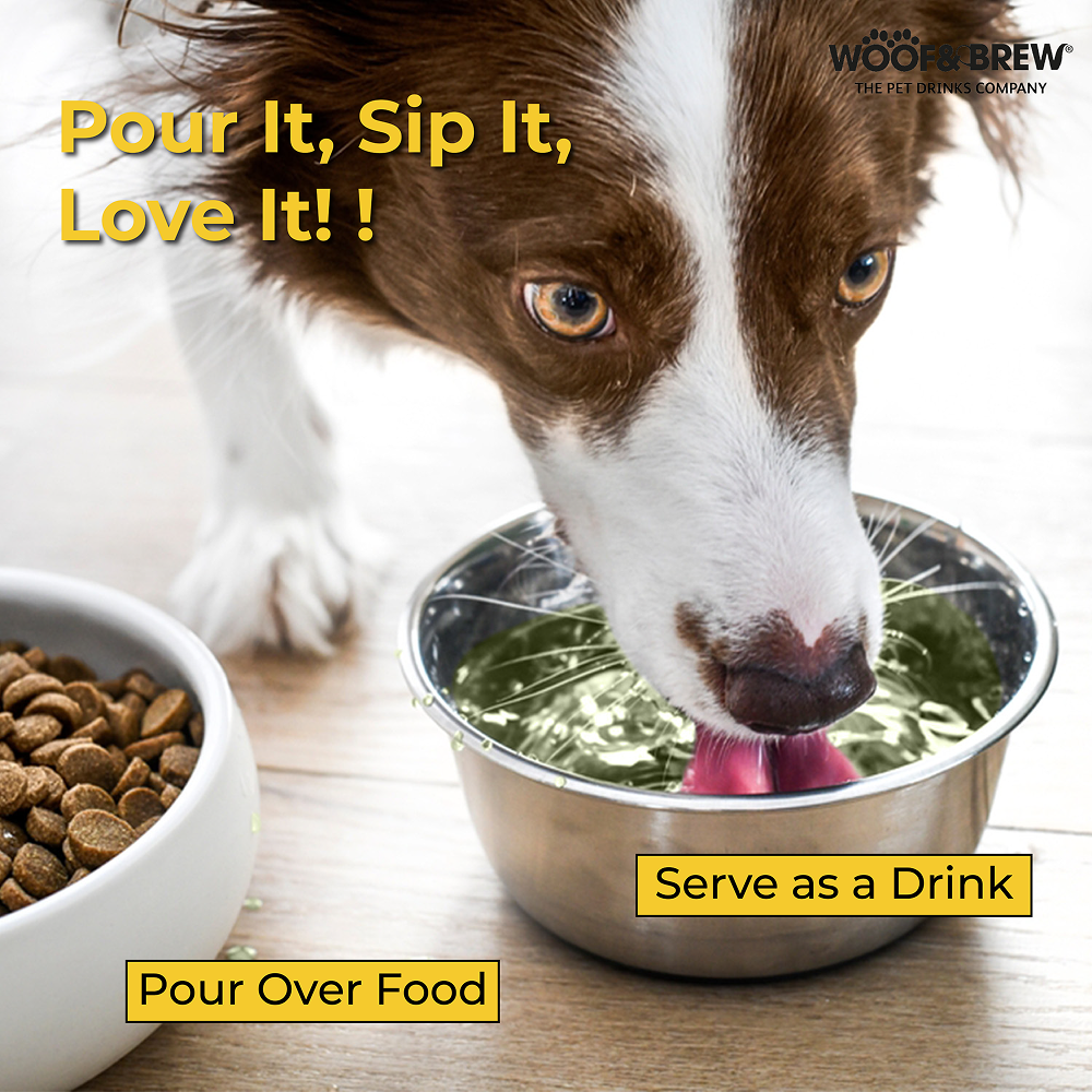 Woof & Brew Posh Pooch Tailwagger Creek Non Alcoholic White Wine for Dogs