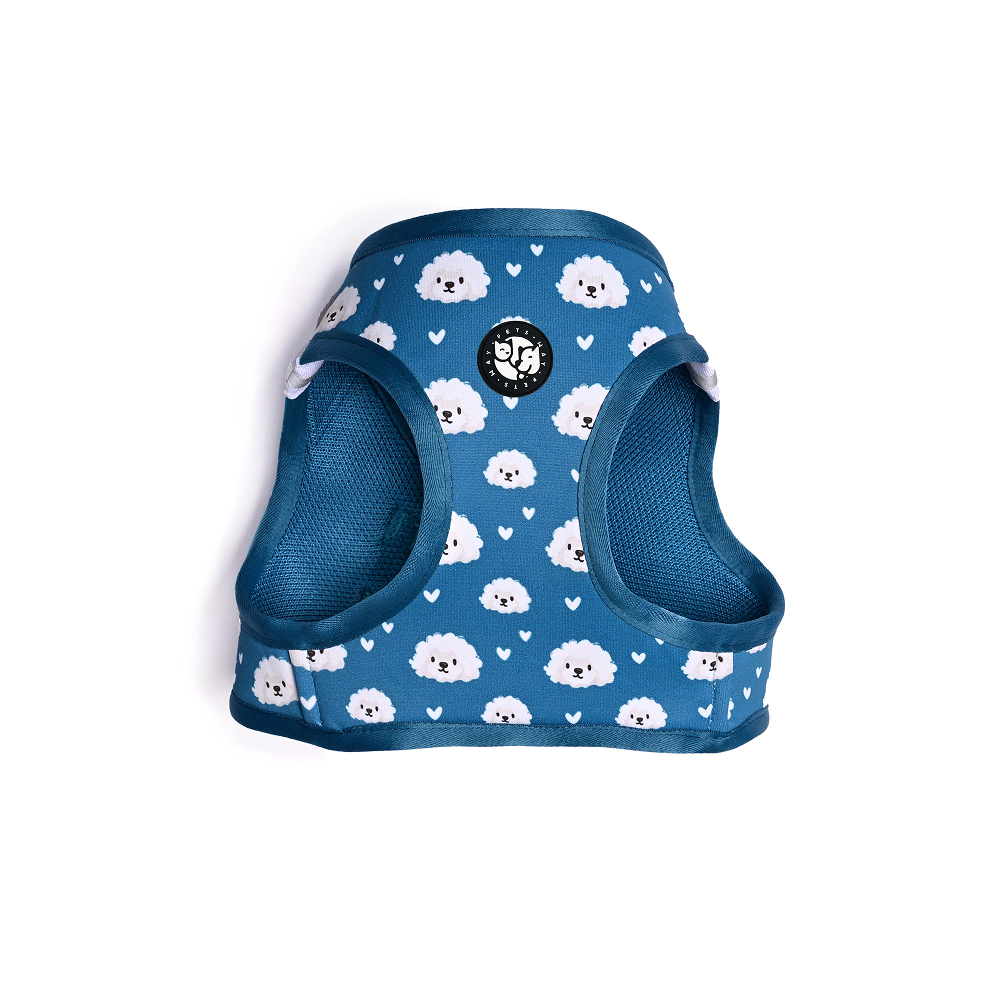 Pets Way Floof Air Mesh Printed Harness for Puppies and Small Dogs
