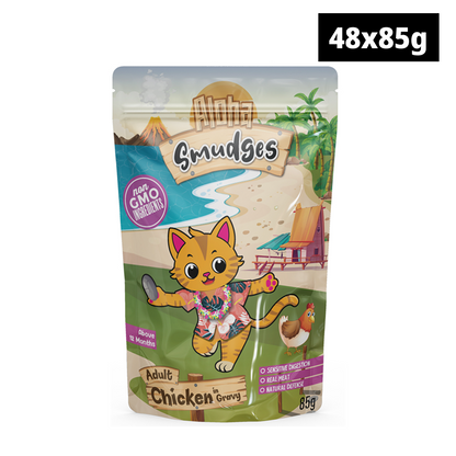 Aloha Smudges Chicken in Gravy Adult Cat Wet Food