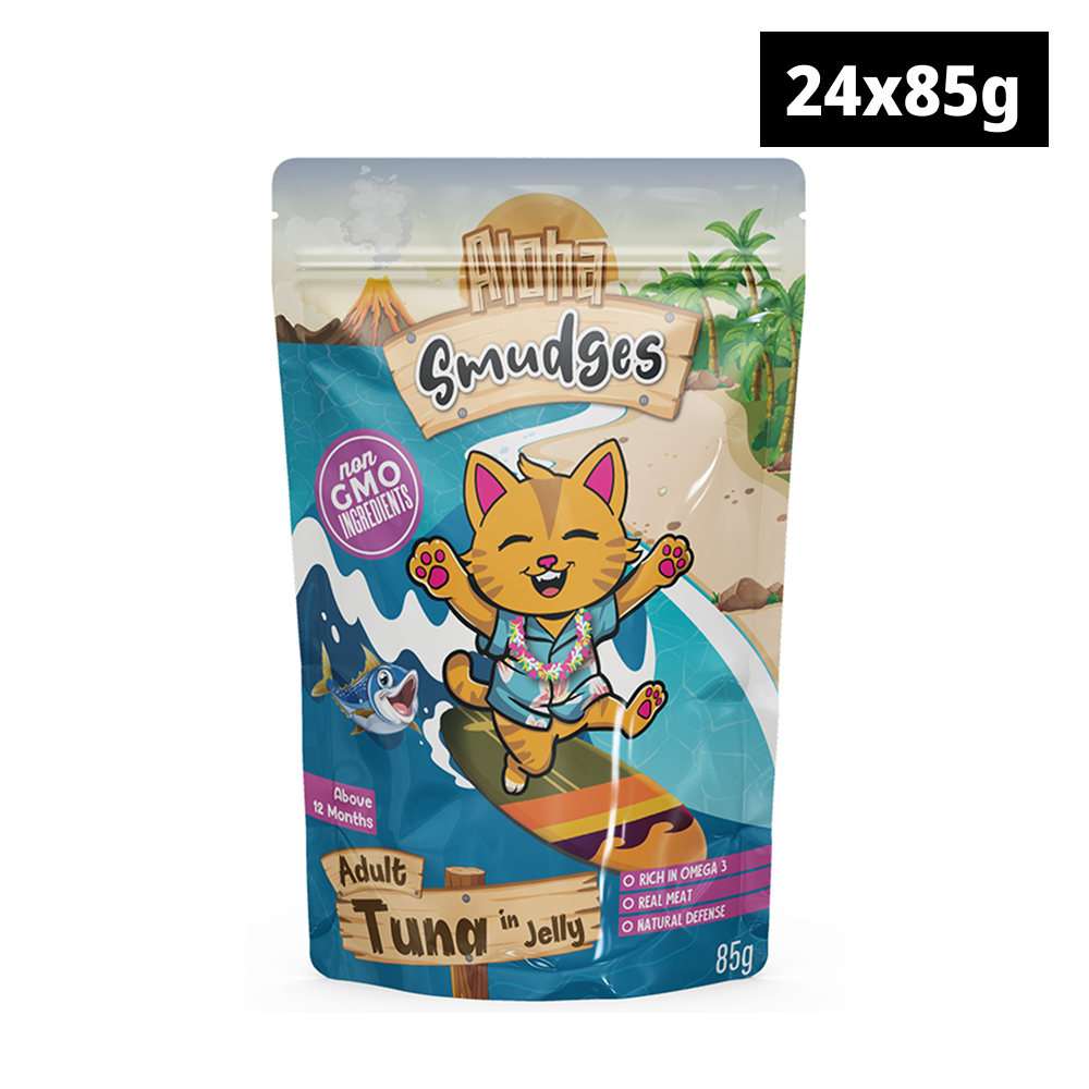 Aloha Smudges Tuna in Jelly Adult Cat Wet Food