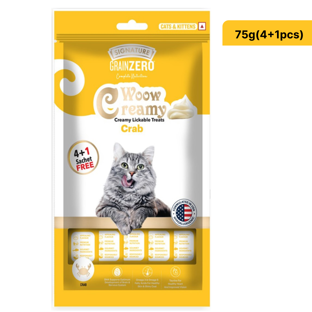 FG - Signature Grain Zero Crab Lickable Creamy Cat Treats
