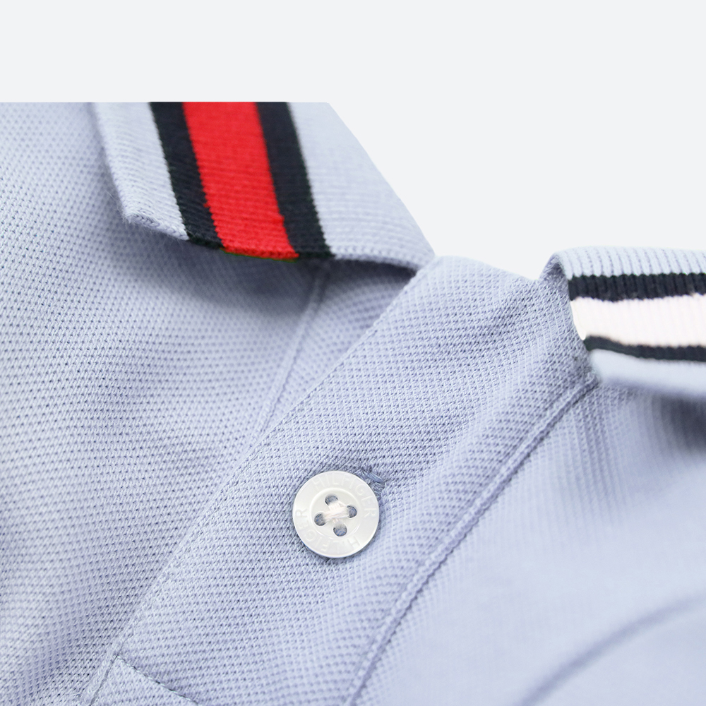 Tommy Hilfiger Flag Collar and Cluff Polo Tshirt for Dogs (Breezy Blue)