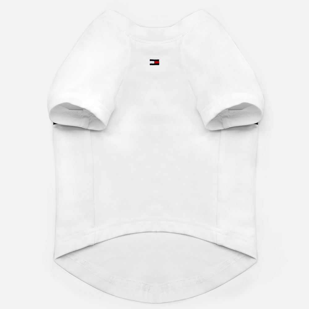 Tommy Hilfiger Heritage Tino Tshirt for Dogs (Optic White)