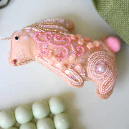 Furry Tales Very Bunny Rabbit Handcrafted Charm