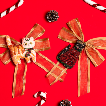 Furry Tales Raja in Red Cat Handcrafted Charm
