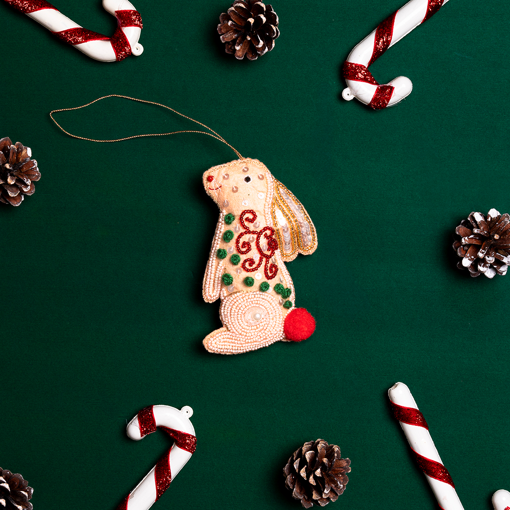 Furry Tales Bunny & The Jingle Tail Rabbit Handcrafted Charm