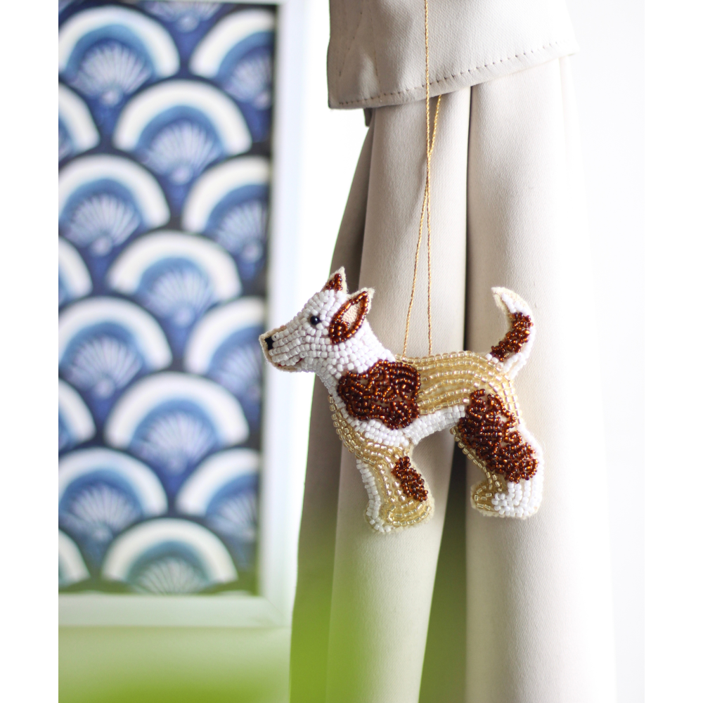 Furry Tales Rowdy Baby Indie Dog Handcrafted Charm