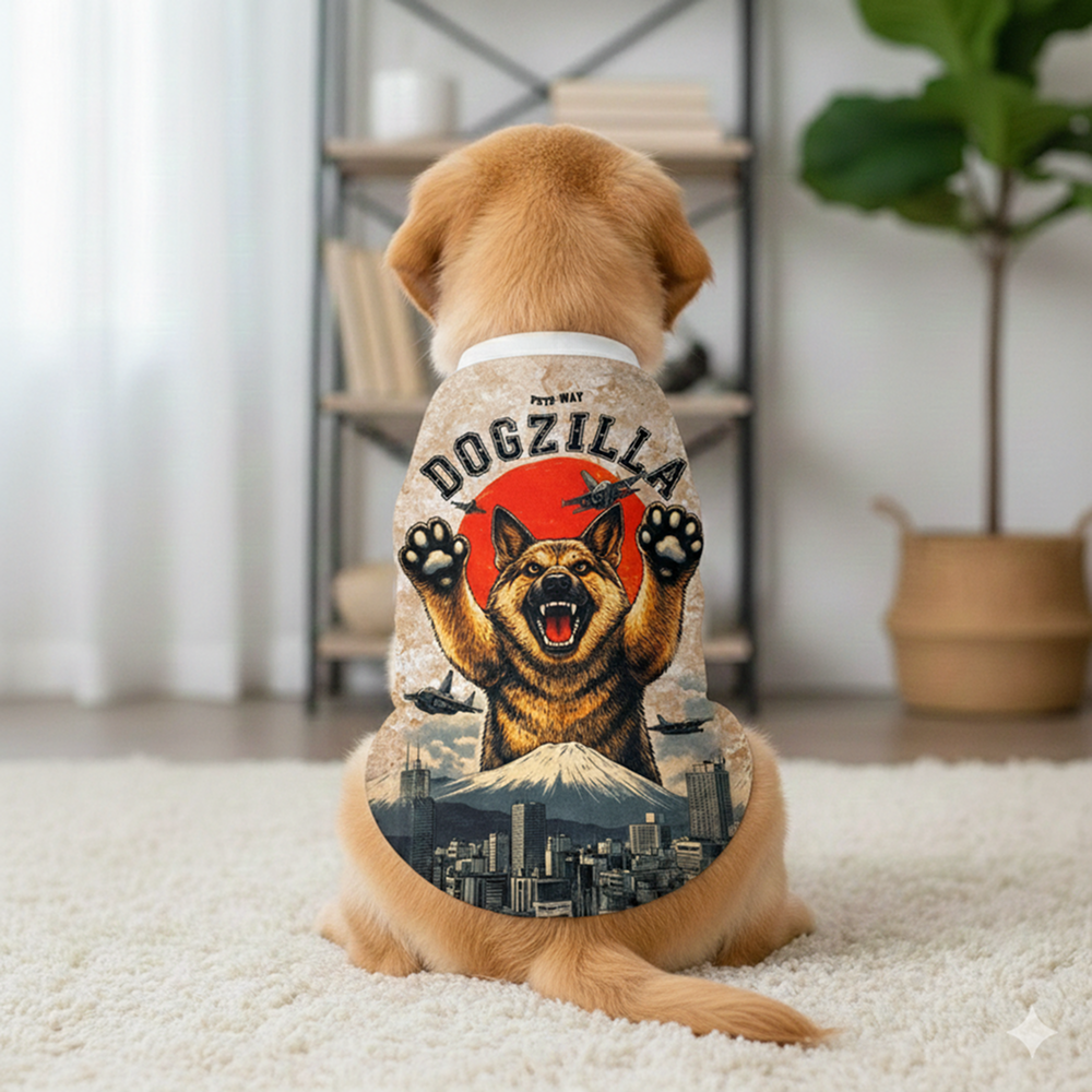 Pets Way Dogzilla Tshirt for Dogs