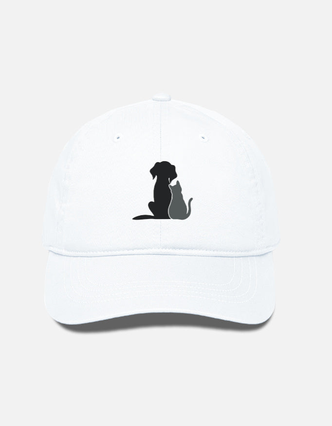 EverythingBoho Cat & Dog Friendship BaseBall Cap