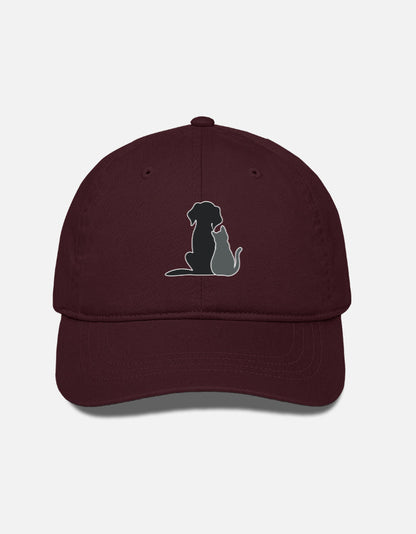 EverythingBoho Cat & Dog Friendship BaseBall Cap
