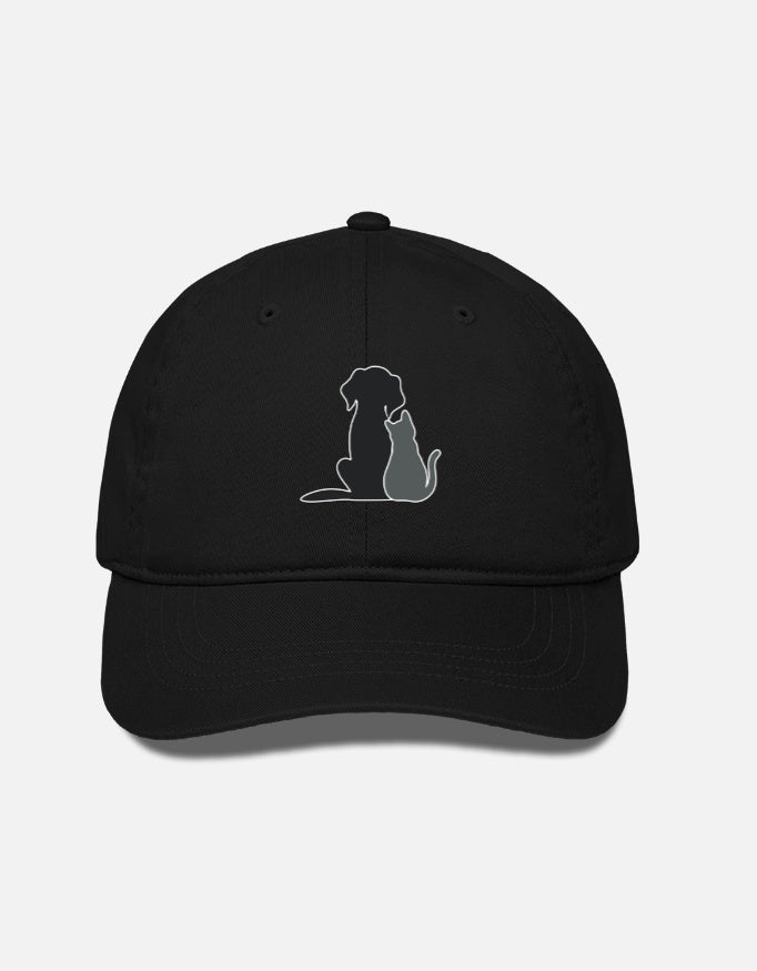 EverythingBoho Cat & Dog Friendship BaseBall Cap