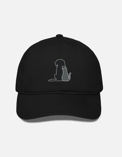 EverythingBoho Cat & Dog Friendship BaseBall Cap