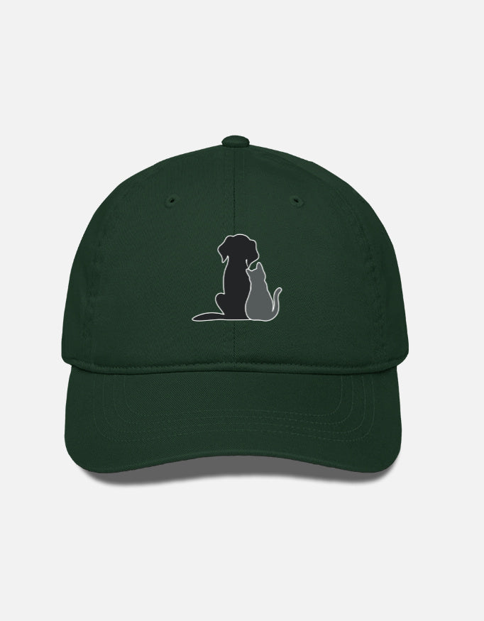 EverythingBoho Cat & Dog Friendship BaseBall Cap