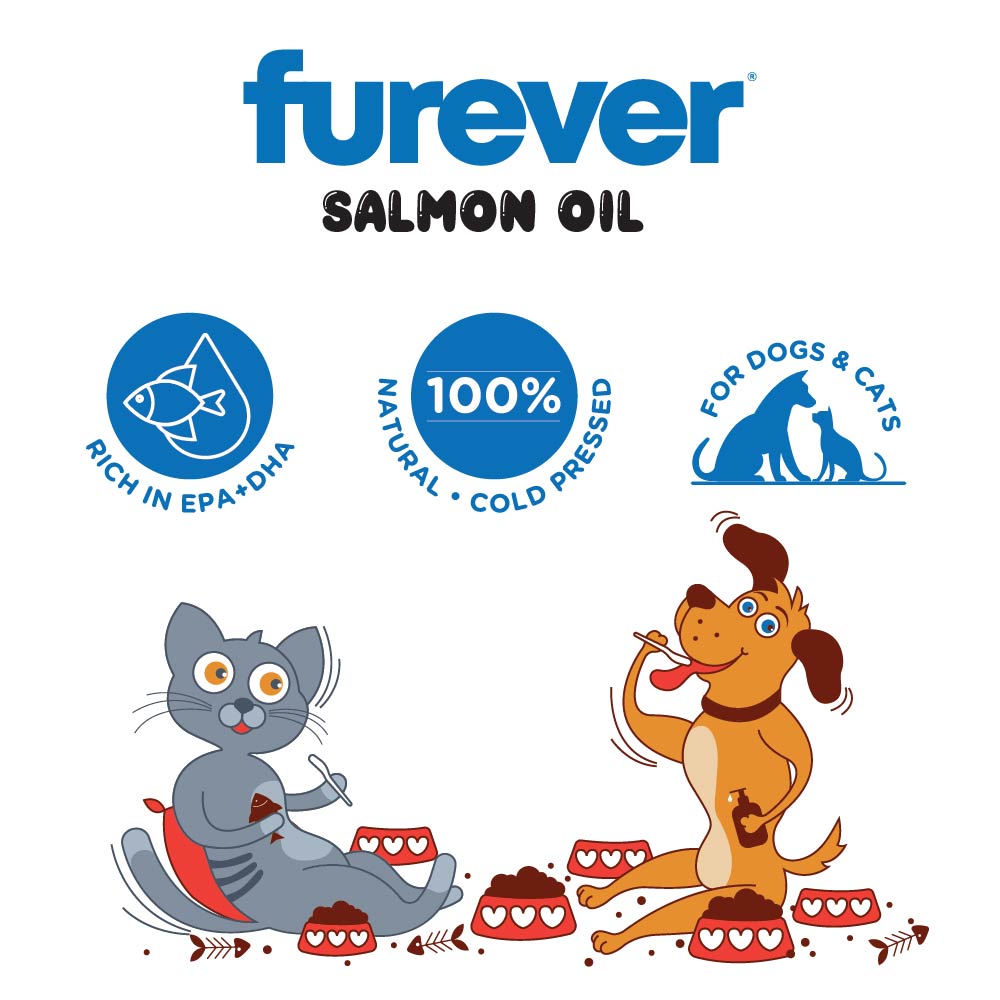 Pawsome Companion Furever Salmon Oil for Dogs & Cats 100ml