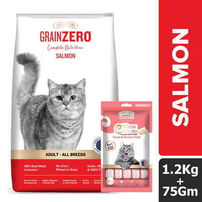 Signature Salmon, Chicken, Vegetable, Mackerel Combo Dry Food Cat