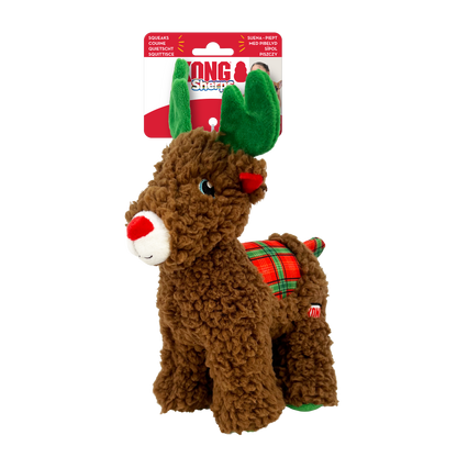 Kong Sherps Reindeer Toy for Dogs (Brown)