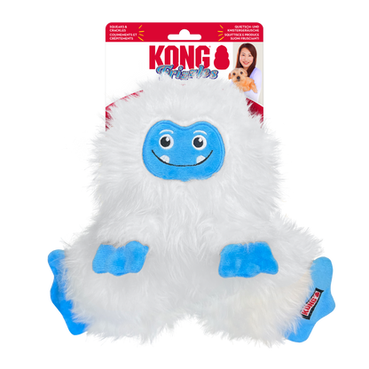 Kong Frizzles Yeti Toy for Dogs (White)