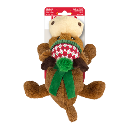Kong Cozie Reindeer Toy for Dogs (Brown)