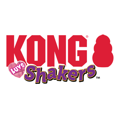 Kong Shakers Luvs Reindeer Toy for Dogs (Red & Green)