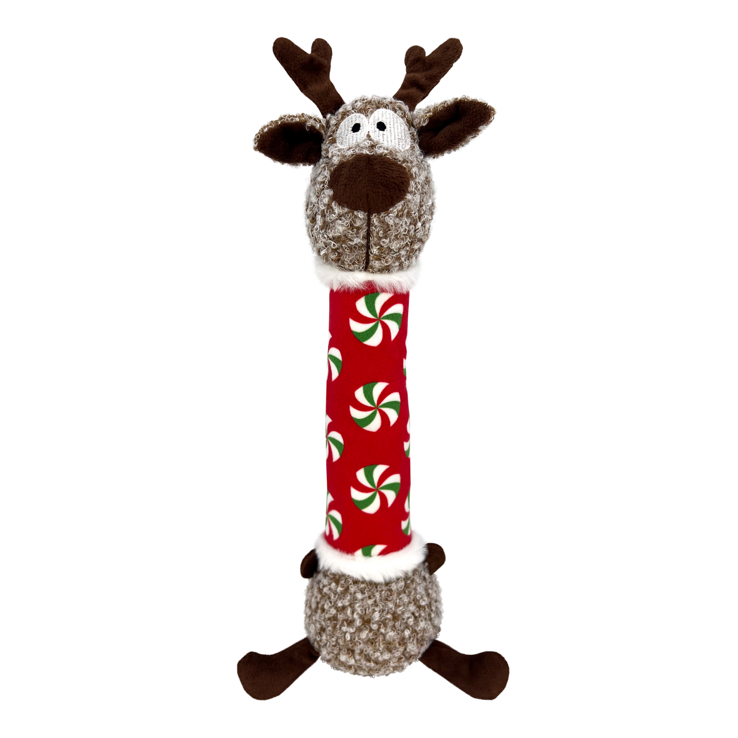 Kong Shakers Luvs Reindeer Toy for Dogs (Red & Green)