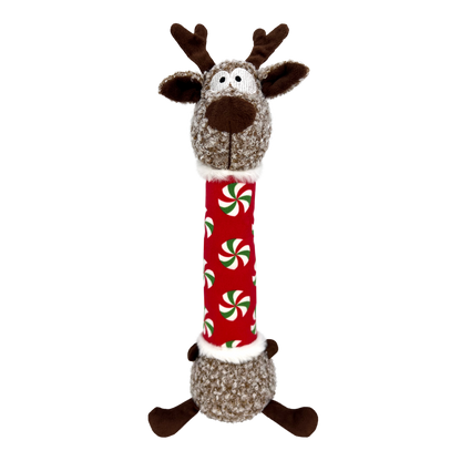 Kong Shakers Luvs Reindeer Toy for Dogs (Red & Green)