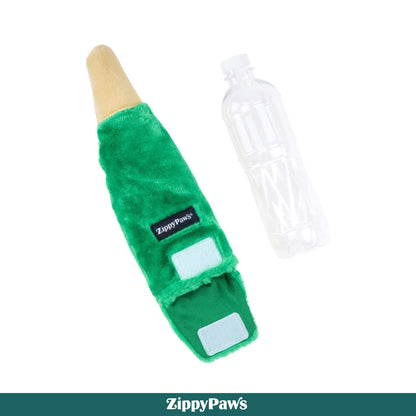 Zippy Paws Happy Hour Champagne Crusherz Plush Toy for Dogs
