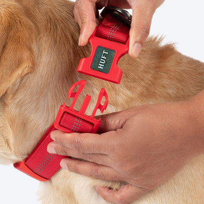 HUFT Xplorers Collar for Dogs (Red)