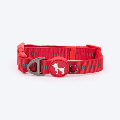 HUFT Xplorers Collar for Dogs (Red)