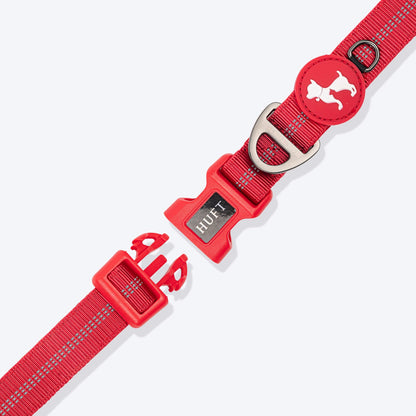 HUFT Xplorers Collar for Dogs (Red)