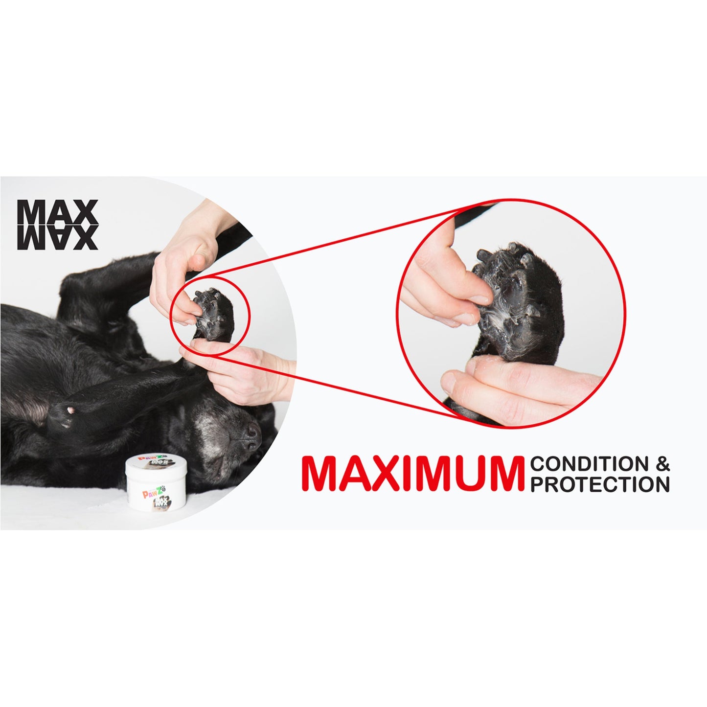 PawZ MaxWax Paw Balm for Dogs (White)