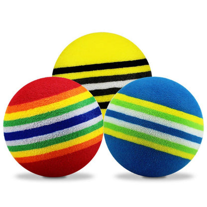 KUTKUT Foam Balls for Cats (Rainbow)