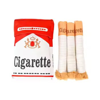 Talking Dog Club No Smoke Cigarette with Cover Plush Toy for Dogs