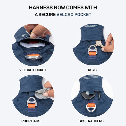 HUFT Walkmate Harness for Dogs (Navy)