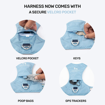 HUFT Walkmate Harness for Dogs (Slate Blue)