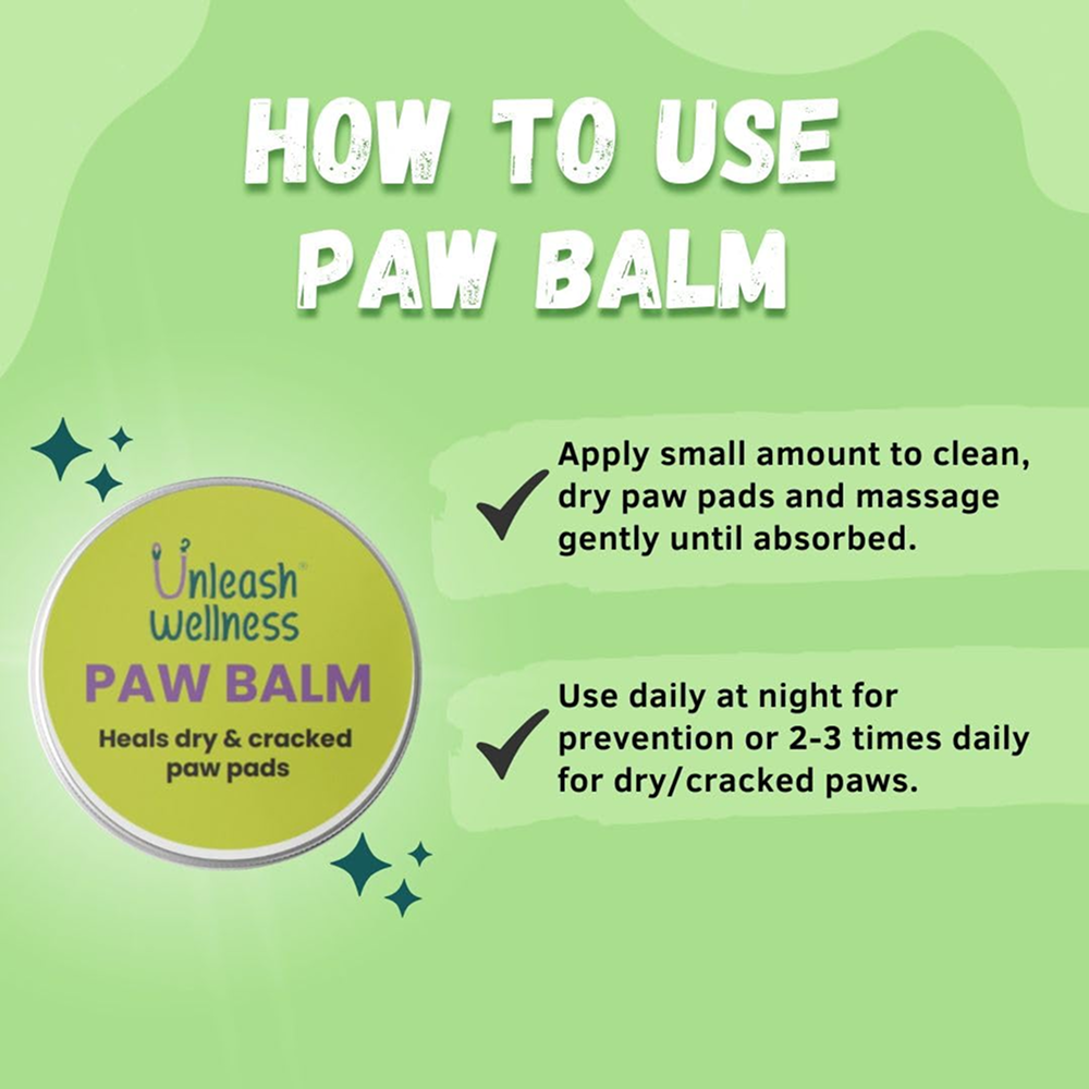 Unleash Wellness Natural Paw Balm for Dogs and Cats