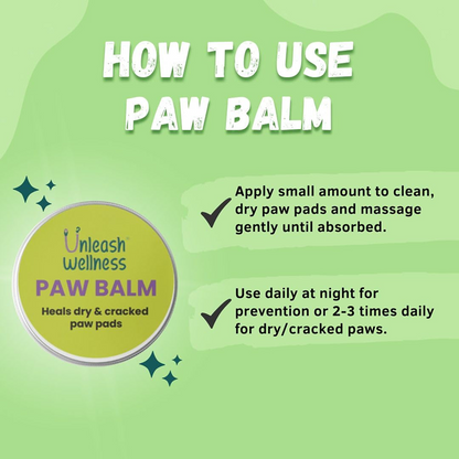 Unleash Wellness Natural Paw Balm for Dogs and Cats