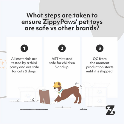 Zippy Paws Blasters Caterpiller Jumbo Plush Toy for Dogs