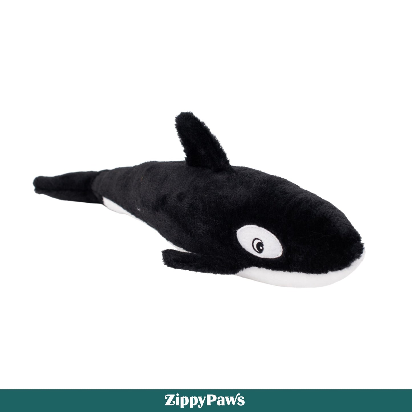 Zippy Paws Killer Whale Jigglerz Plush Toy for Dogs