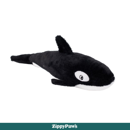 Zippy Paws Killer Whale Jigglerz Plush Toy for Dogs