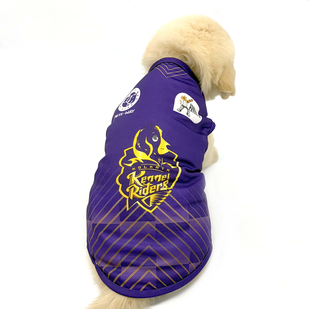 Pets Way Kolkata Kennel Riders Team Jersey Vest for Dogs | Indian Pet League
