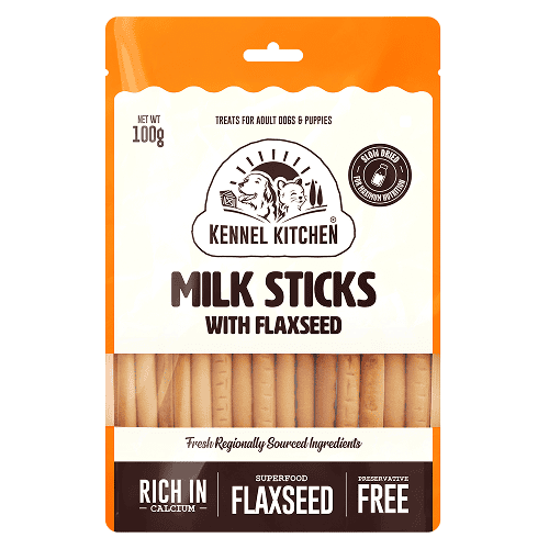 FG - Kennel Kitchen Milk Sticks with Flaxseed Dog Treats