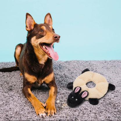 Zippy Paws Loopy Sheep Plush Toy for Dogs