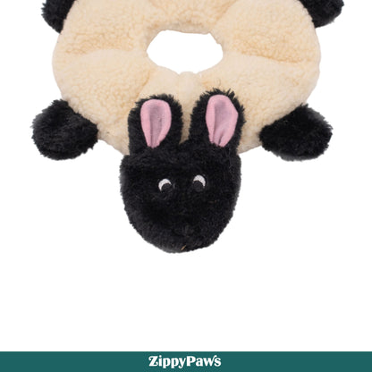 Zippy Paws Loopy Sheep Plush Toy for Dogs
