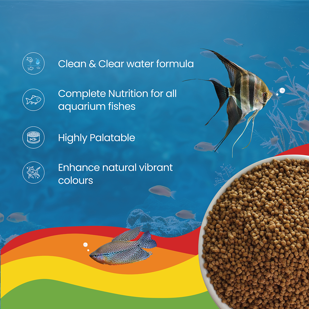 Growel Rainbow Mini 1.8mm Floating Pellet for Fish