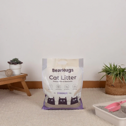 BearHugs Lavender Scented Bentonite Cat Litter