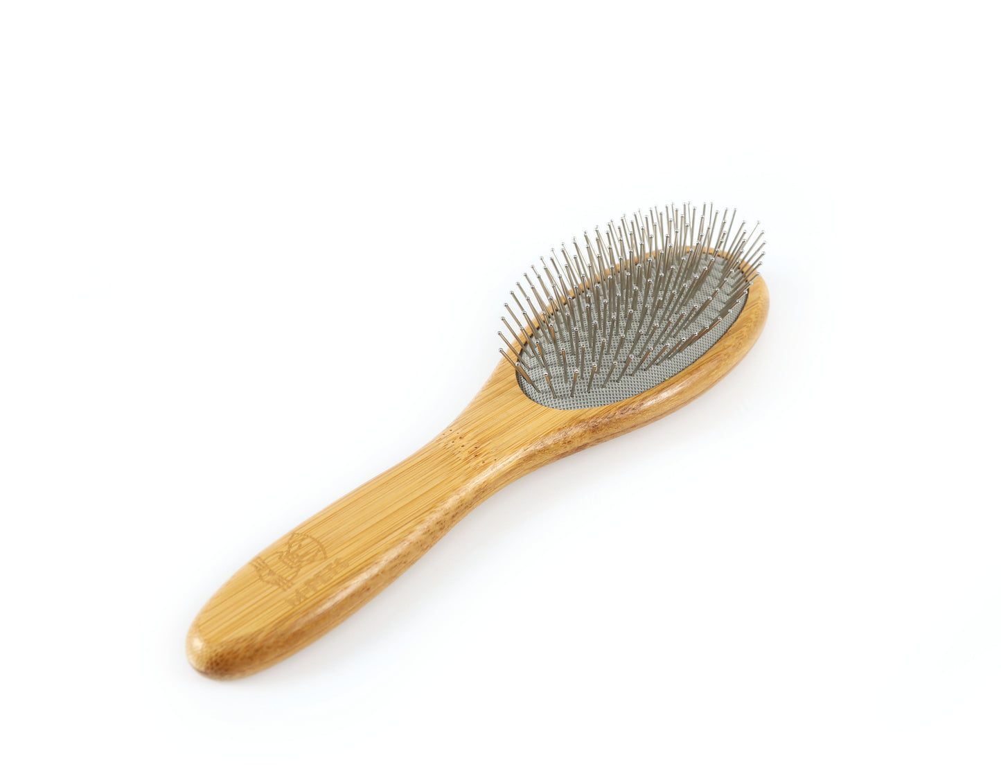 M PETS Bamboo Ball Pin Grooming Brush for Dogs and Cats (Brown)