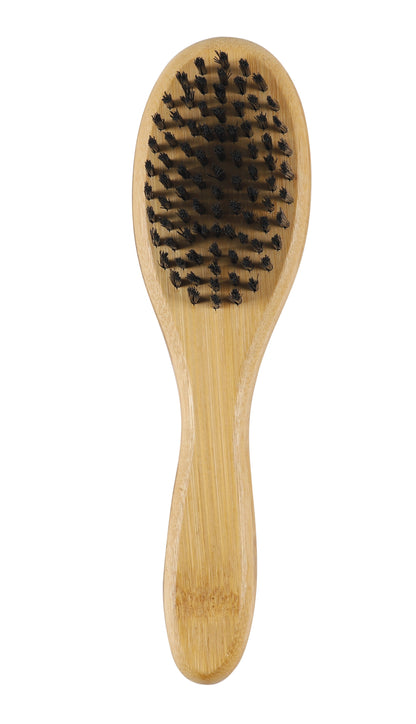 M PETS Soft Bristled Bamboo Brush for Dogs and Cats (Brown)
