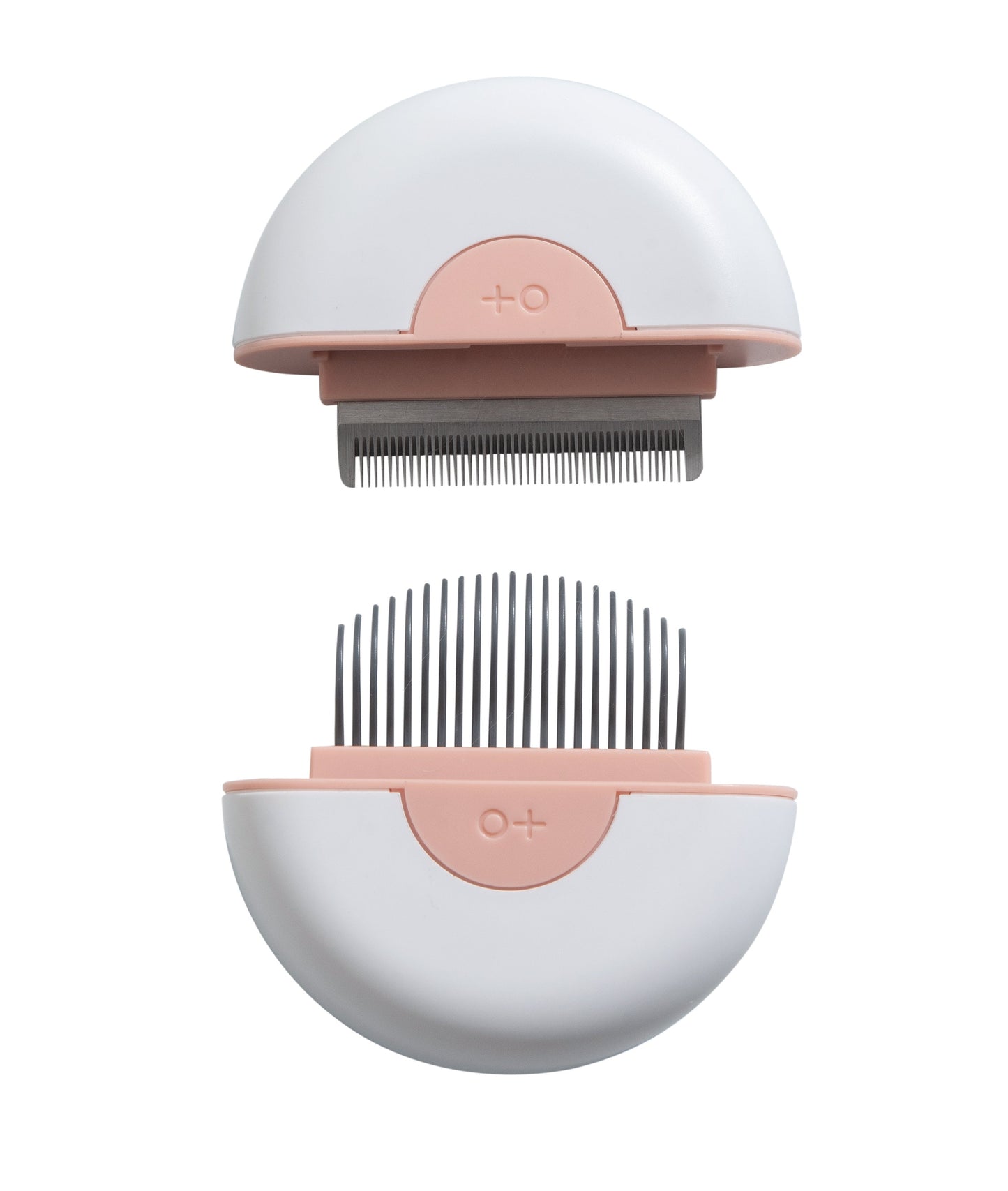 M PETS 2 in 1 Mini Comb for Long Haired Dogs and Cats (Pink)
